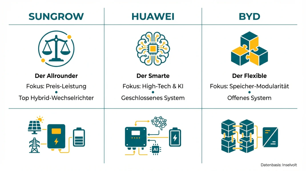 Huawei, BYD or Sungrow