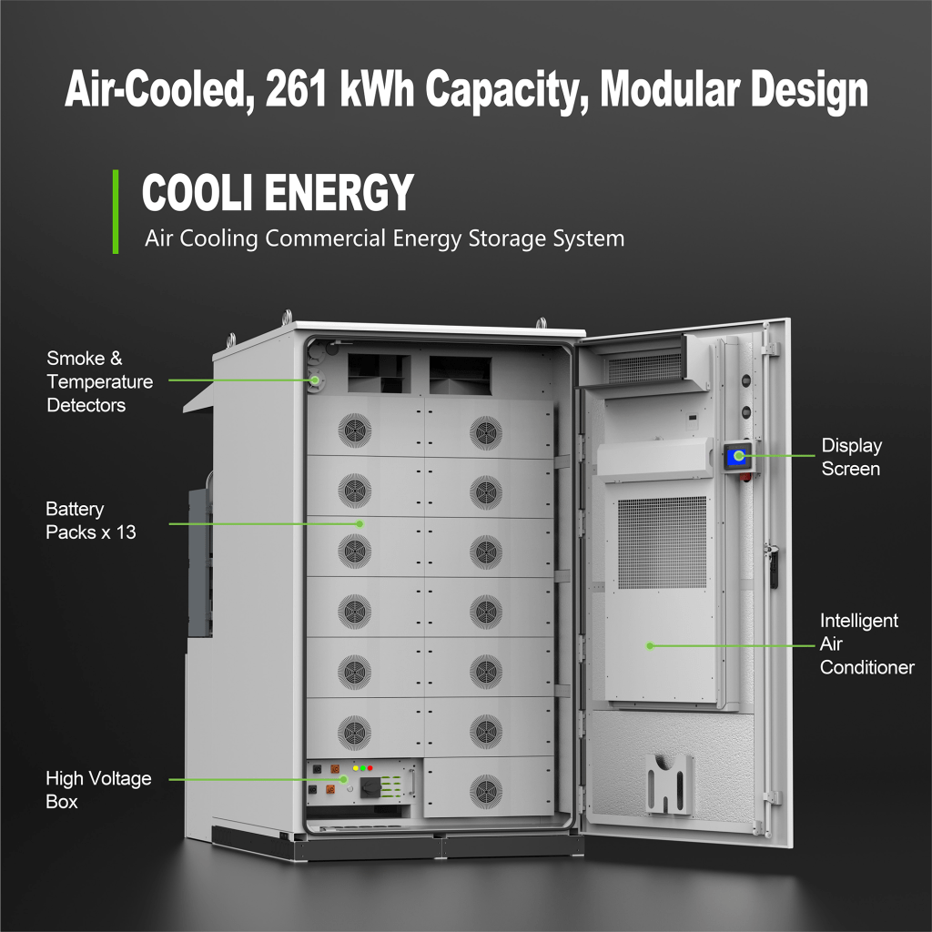 Air-Cooled 261kWh Energy Storage System