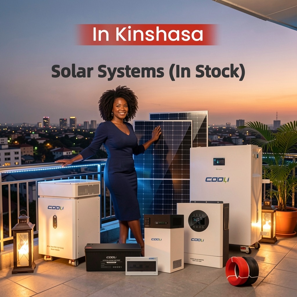 Prix des batteries de stockage solaire à Kinshasa